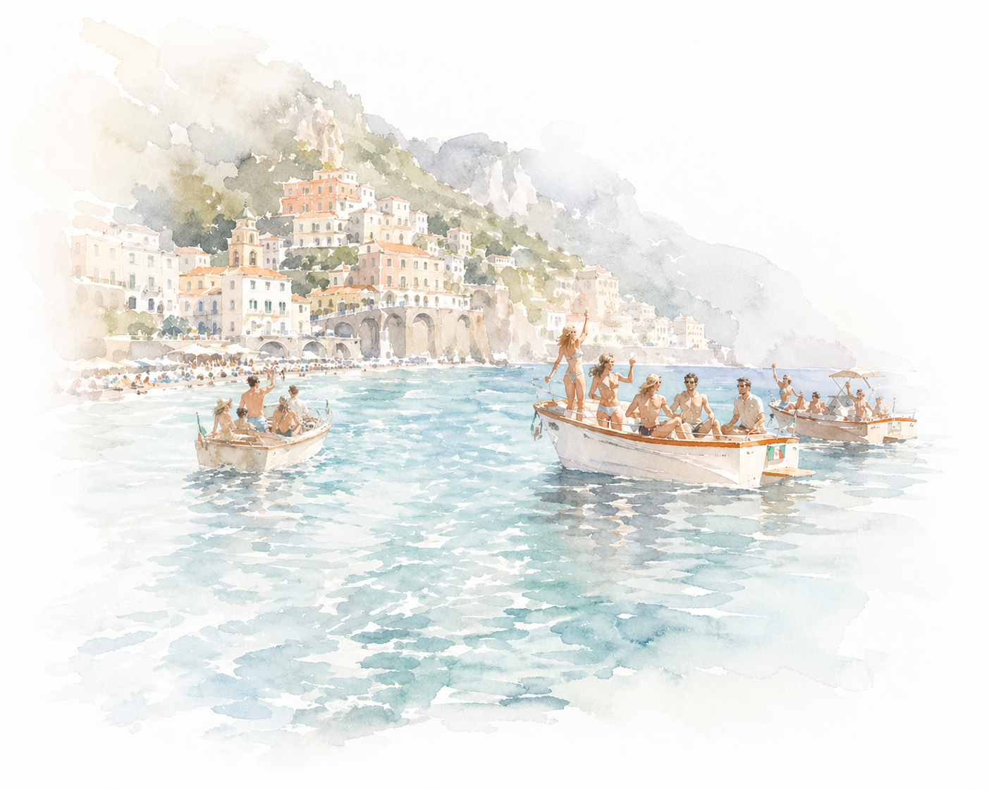 A day on the water in Capri