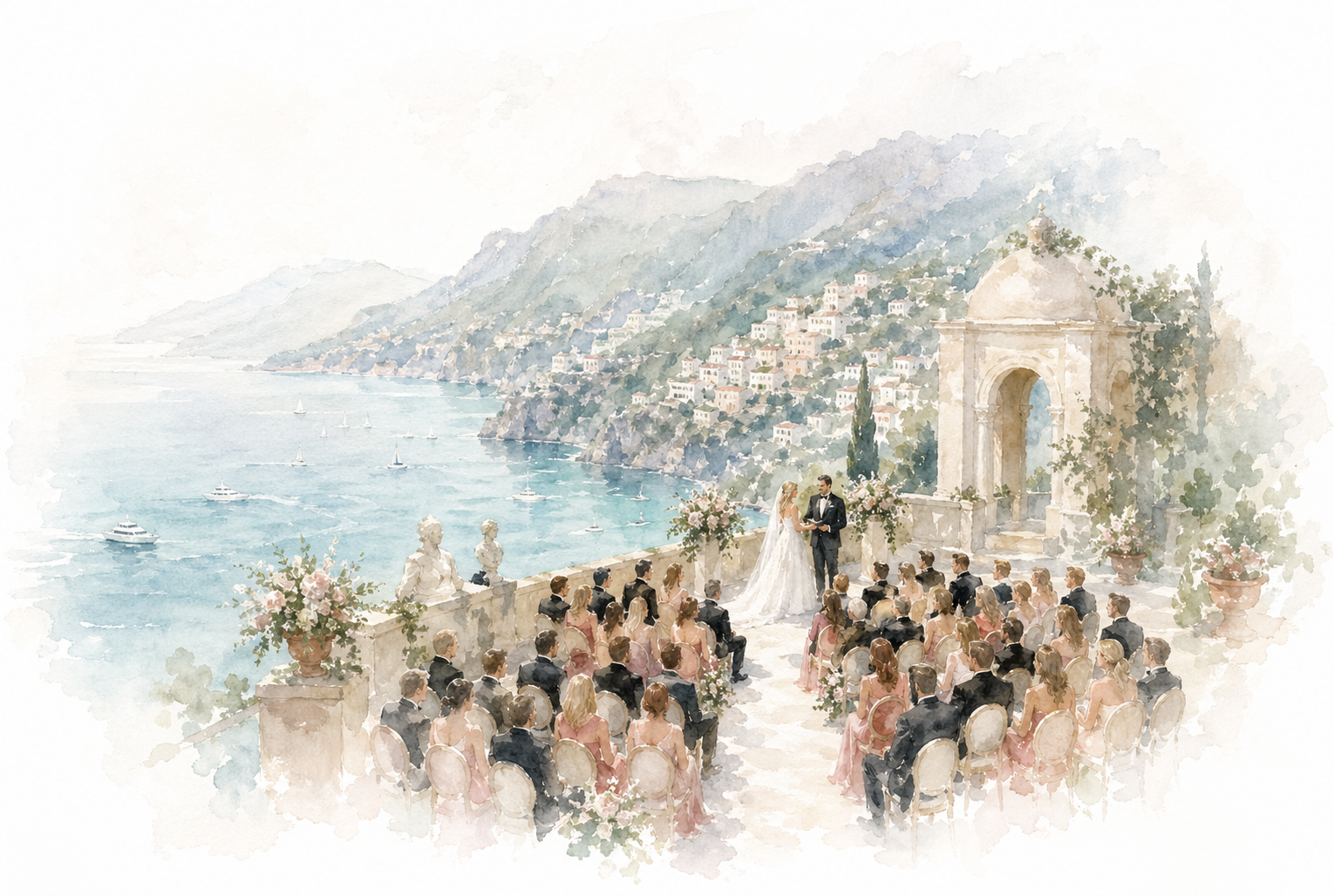 Wedding Day at Villa Cimbrone