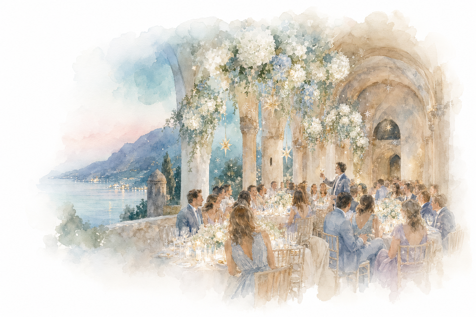 Welcome Dinner at Villa Cimbrone